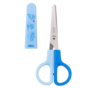 Žirklės vaikiškos DELI 120 mm, su apsauginiu dėklu - Image 6