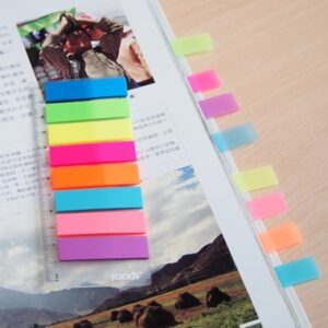 Plastikiniai žymekliai Stick´N 21050, 45x12mm, 5 ryškios spalvos po 25vnt. - Image 4