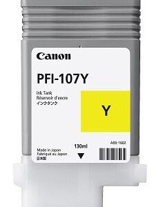Canon PFI-107Y rašalo kasetė 1 vnt Originalus Geltona