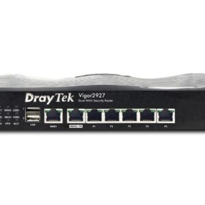 DrayTek Vigor2927 laidinis maršrutizatorius Gigabitinis eternetas Juoda - Image 2