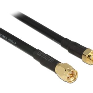 DeLOCK 15m CFD200 bendraašis kabelis SMA - Image 1