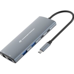 Conceptronic DONN06G Vielinis USB 3.2 Gen 1 (3.1 Gen 1) Type-C Pilka - Image 3