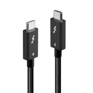 Lindy 31120 „Thunderbolt“ kabelis 1 m 40 Gbit/s Juoda - Image 1