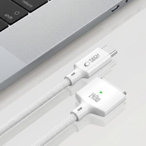 Tech-Protect MMC01 UltraBoost MAGNETINIS MACBOOK KABELIS TYPE-C Į MAGSAFE 3 140W 200CM BALTAS - Image 7