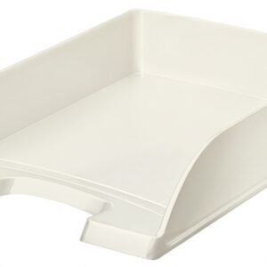 Dokumentų lentynėlė Leitz Plus Wow, 255x70x357mm, plastikinė, blizgi, baltos spalvos