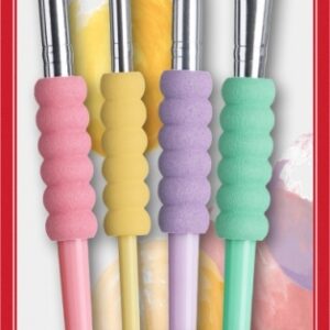 Teptukų rinkinys Faber-Castell soft touch, 4vnt, (nr.4,8,10,12)