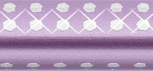 Pieštukas tribriaunis Faber-Castell Jumbo Sparkle, violetinės spalvos