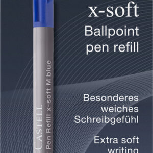 Šerdelė Faber-Castell x-soft, M BC, mėlynos spalvos