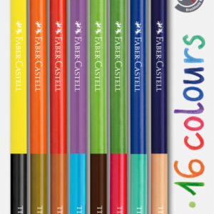 Spalvoti pieštukai Faber-Castell Bicolor 16 spalvų
