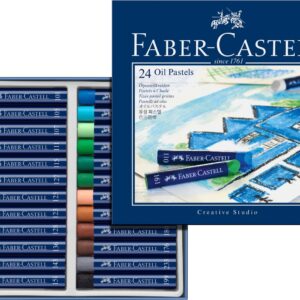 Aliejinės kreidelės Faber-Castell Gofa, 24 spalvos