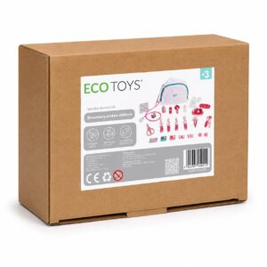 Medinis vaikiškas gydytojo rinkinys medicininiame krepšyje vaikams, 26 dalys ECOTOYS - Image 9