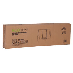 Vaikiškos sodo sūpynės „lizdas“ 100 cm plieninis rėmas, ECOTOYS - Image 9