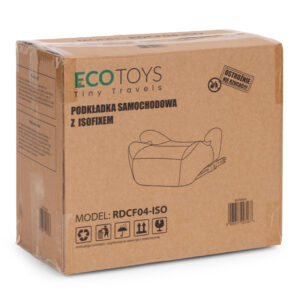 ISOFIX Car Booster Seat for Children i-SIZE Height 125-150 cm Cup Holder ECOTOYS - Image 9