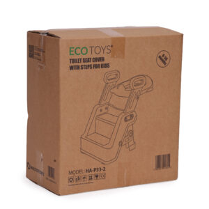 Toilet training seat for children with steps, ladder and handles ECOTOYS - Image 9