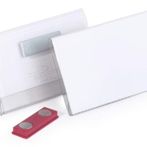 Dėklas vardinei kortelei Durable, 54x90mm, su magnetu, horizontalus, skaidrus
