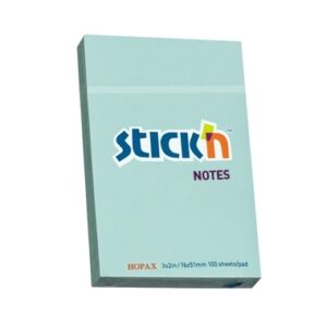 Lipnūs lapeliai Stick´N 21146, 51x76mm, 100 lapelių, mėtų spalvos