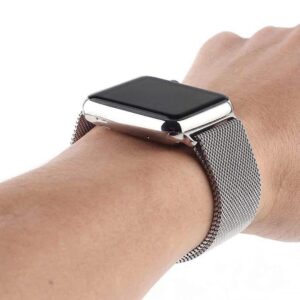 Magnetic apyrankė Apple Watch 38/40mm Magnetic apyrankė Apple Watch Bracelet - Red - Image 9