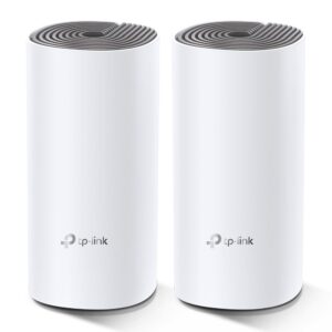 TP-Link Deco E4 (2-pack) Dviguba juosta (2,4 GHz / 5 GHz) Wi-Fi 5 (802.11ac) Balta, Pilka Vidinis - Image 1