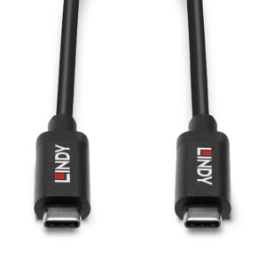 Lindy 43308 USB kabelis USB 3.2 Gen 2 (3.1 Gen 2) 5 m USB C Juoda - Image 2