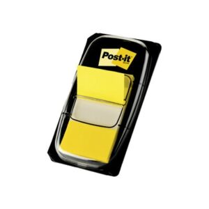 Plastikiniai žymekliai Post-it, 25x43mm, 50vnt., geltonos spalvos - Image 2
