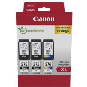 Canon 5437C004 rašalo kasetė 3 vnt Originalus Didelė (XL) išeiga Juoda, Žydras, Rausvai raudona, Geltona - Image 2