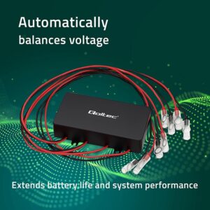 Qoltec 51098 Įtampos balansavimo įrenginys 48 V akumuliatoriams 4 x 12 V | 10 A | LiFePO4 AGM GEL - Image 2