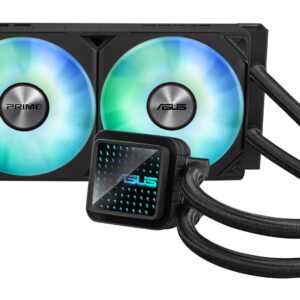 ASUS Prime LC 240 ARGB Kompiuterio korpusui Universalusis skystinis aušintuvas 12 cm Juoda - Image 2