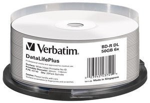 Verbatim DataLifePlus BD-R 50 GB 25 vnt