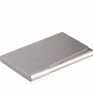 Dėklas vizitinėms kortelėms Durable, 90x55mm, 20 kortelių, metalinis