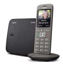 Gigaset CL 660 DECT telefonas Antracitas, Juoda