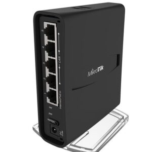 Mikrotik hAP ac² 1167 Mbit/ai Juoda Maitinimas per Eternetą (PoE)