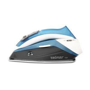 Zelmer ZIR0500 Sauso ir garų tipo lygintuvas Nerūdijančio plieno padas 1100 W Juoda, Mėlyna, Balta - Image 2