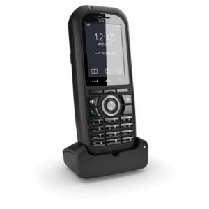 Snom M80 DECT telefono ragelis Skambintojo ID Juoda