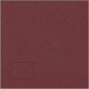 Dekoratyvinis vokas Artoz C7, 110x75mm, 100g, bordo spalvos, 1vnt