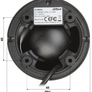 IP Kamera DAHUA IPC-HDW1530T-0280B-S6-BLACK Juoda - Image 3