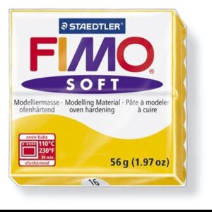 Modelinas Fimo, 56g, saulėgrąžų spalvos