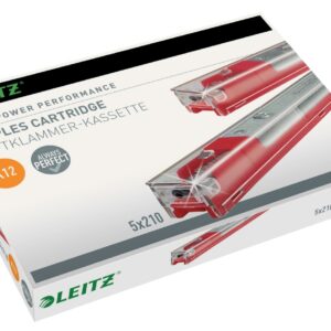 Sąsagėlės Leitz kasetė K12 5x210, raudona