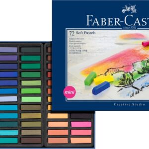 Pastelinės kreidelės Faber-Castell Mini Creative Studio, 72 spalvos