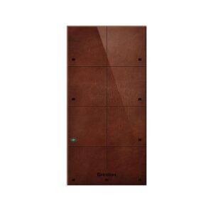 GRENTON TOUCH PANEL/ 8 TOUCH AREAS/ TF-BUS/ DARK, MADE OF NATURAL LEATHER FRONT - Image 1