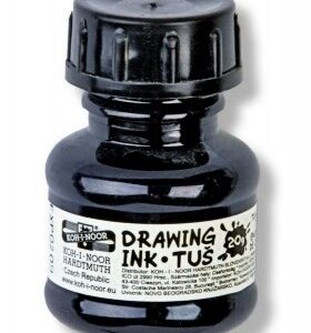 Tušas braižybai Koh-I-Noor, 20ml, juodos spalvos