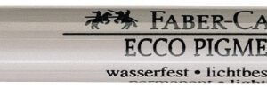 Grafinis rašiklis Faber-Castell Ecco Pigment, 0.1mm, juodos spalvos - Image 2