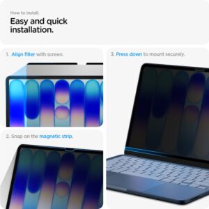 PRIVATUMO FILTRAS Spigen SAFE VIEW MACBOOK NEO 13 2026 PRIVACY - Image 9