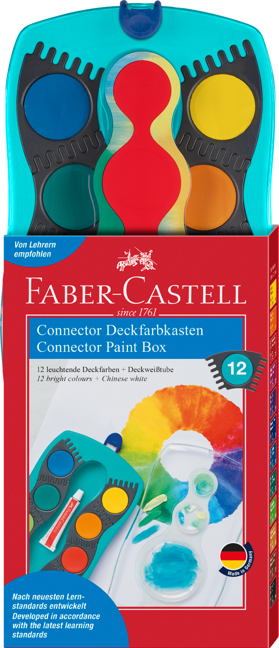 125003_Connector paint box 12 colours turquoise