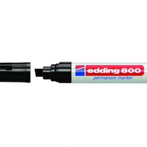 Permanentinis žymeklis Edding 800, 4-12mm, kirstu galiuku, juodos spalvos