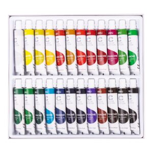 Guašas DELI, 24 spalvų, 12 ml tūbelėse - Image 3
