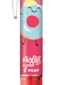 Gelinis rašiklis Pilot Frixion Clicker Fancy Coral 0.7 mm, ištrinamas, mėlynas rašalas