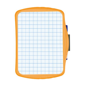 Balta magnetinė lenta Keyroad 21,5x29 cm, dvipusė, su plastikiniu rėmeliu, su rašikliu - Image 7