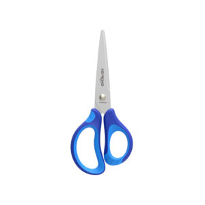 Vaikiškos žirklės Keyroad 15cm, minkštos, ergonomiškos rankenos - Image 3