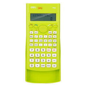 Mokyklinis skaičiuotuvas DELI 240F laimo žalios spalvos - Image 2
