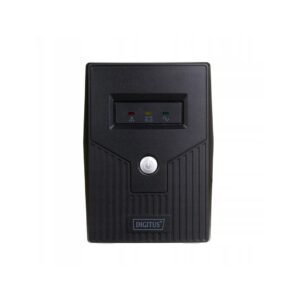 Digitus DN-170064-B nepertraukiamo maitinimo resursai (UPS) „Line-Interactive“ 0,8 kVA 480 W 2 AC išvestis(ys / čių)